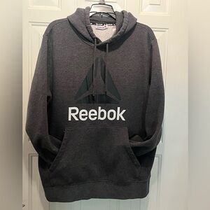 Reebok Charcoal Fleece-Lined Sweatshirt
